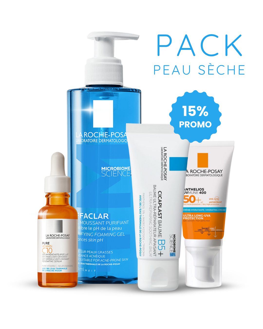pack peau sèche parasoin