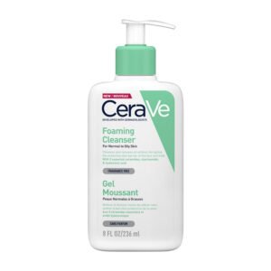 cerave – gel moussant doux visage & corps (236ml)