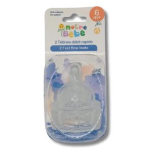 notre bébé tétine anti coliques 6m+